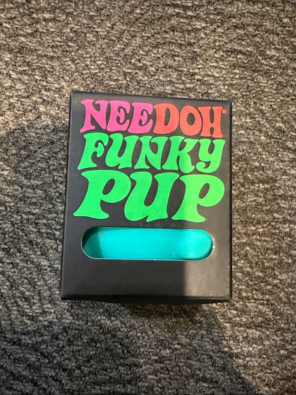 NeeDoh Funky Pup stress Ball Toy In Teal From Schylling